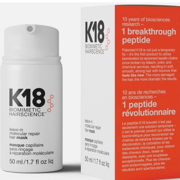 K18 Leave In Hairscience Molecular Repair
Hair Mask 1.7 fl oz / 50ml - Picture 1 of 4